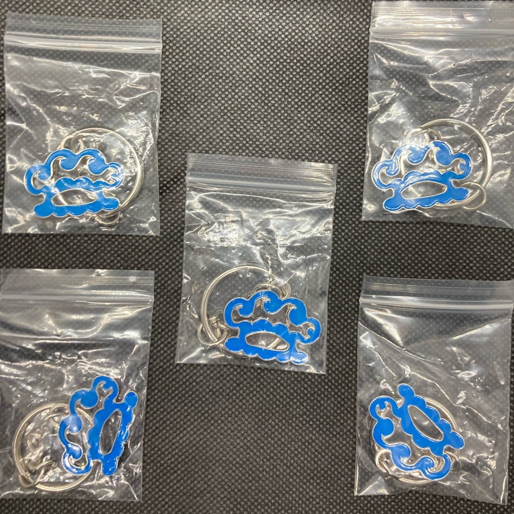 *NEW* 5 RARE KEHLANI SWEET SEXY SAVAGE TSUNAMI BRASS KNUCKLE KEYCHAINS MUSIC R&B